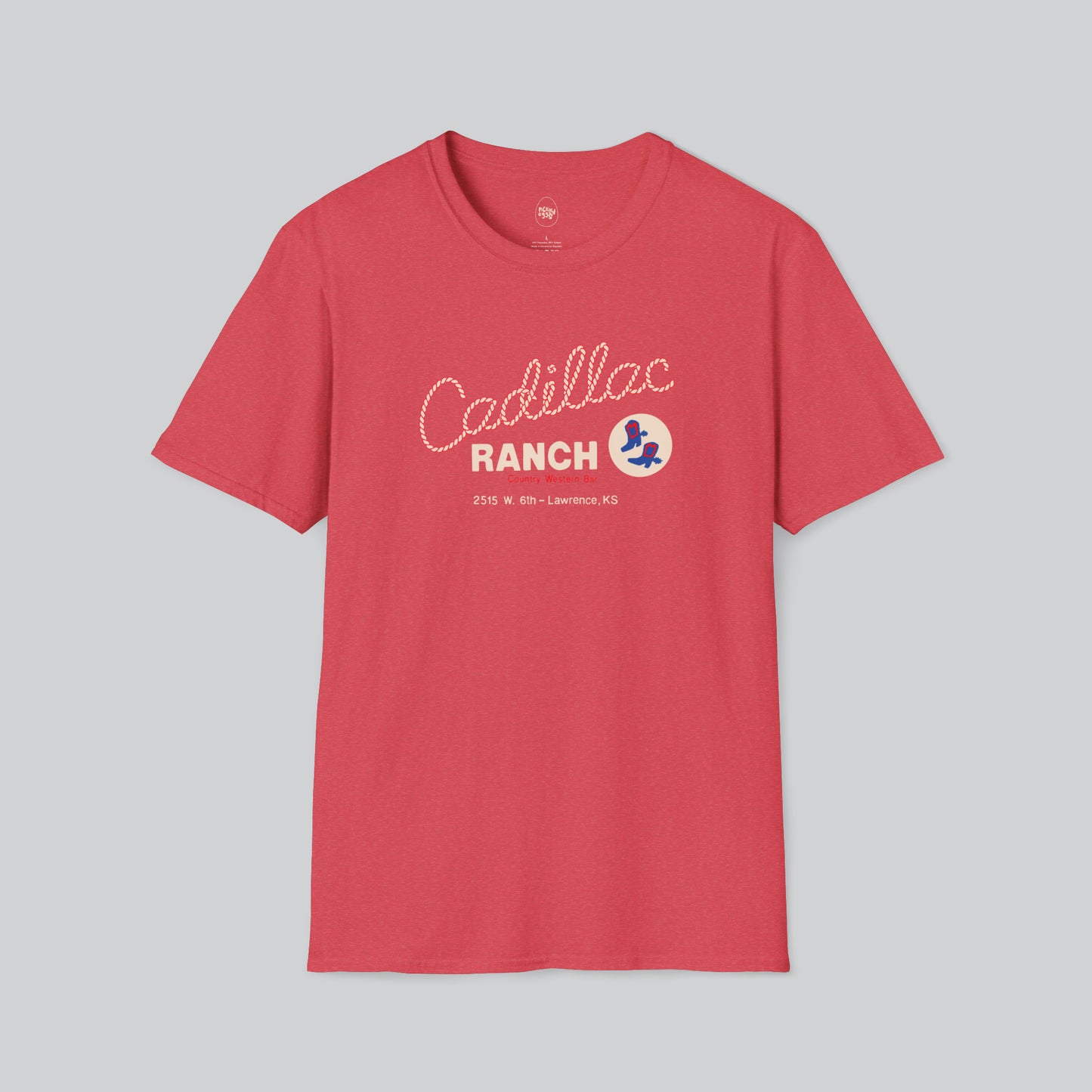Dive Bar | Cadillac Ranch | Lawrence | Red Tshirt