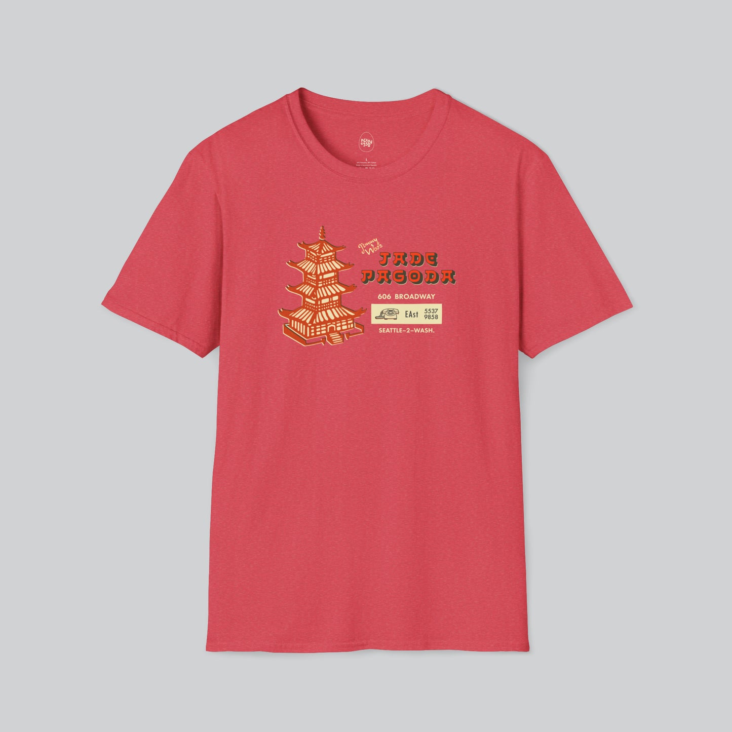 Dive Bar | Jade Pagoda | Seattle | Red Tshirt