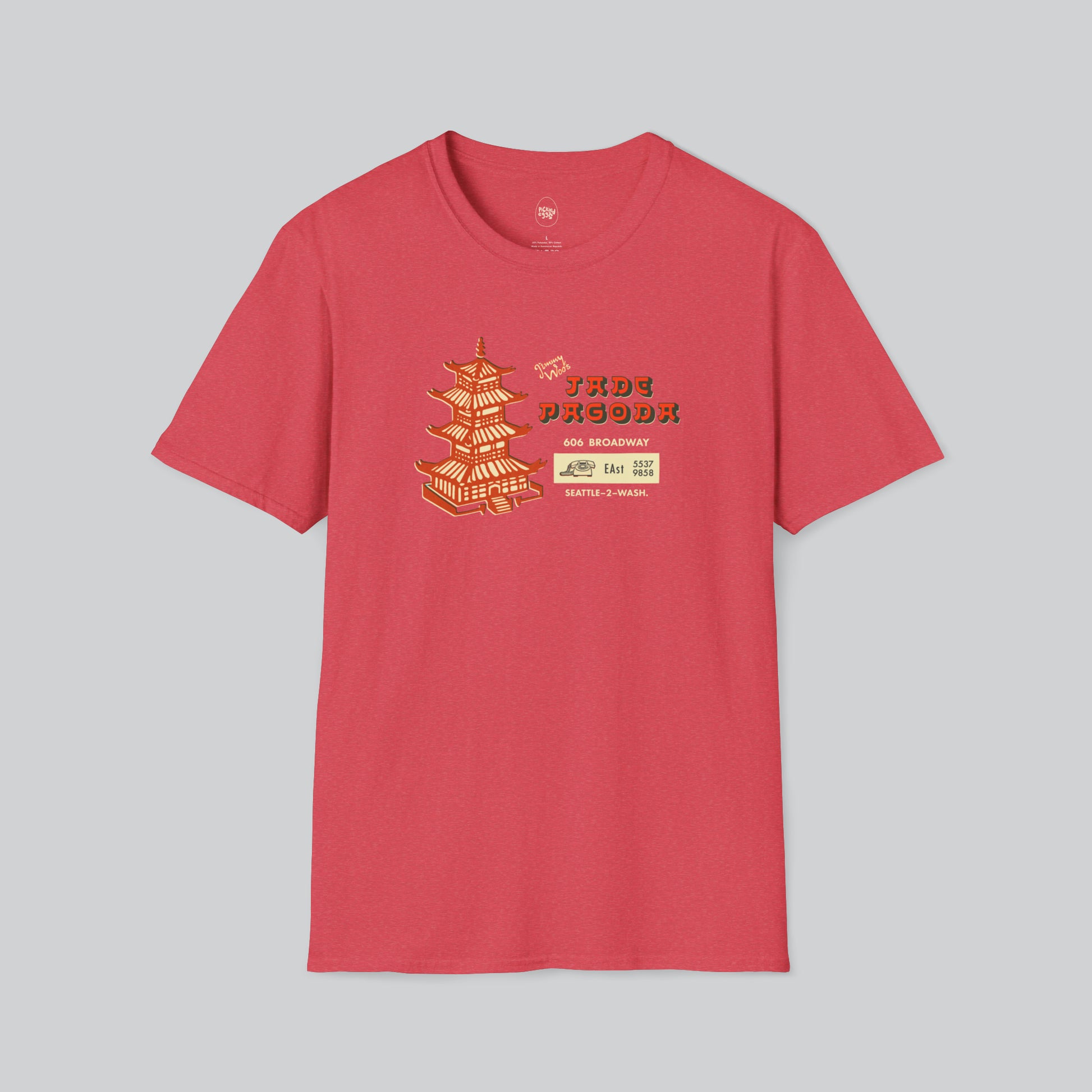 Dive Bar | Jade Pagoda | Seattle | Red Tshirt