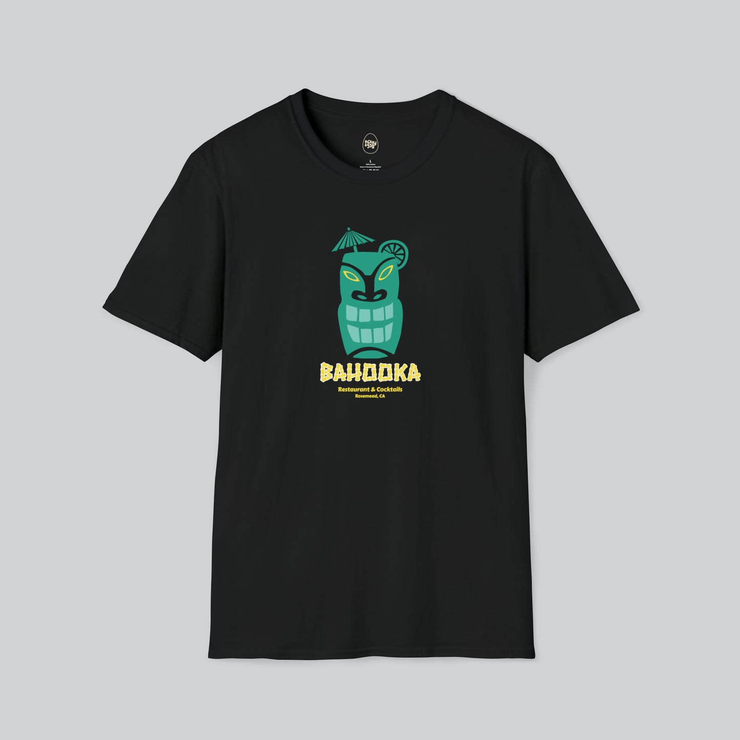 Tiki Bars | Bahooka | Los Angeles | Black Tshirt