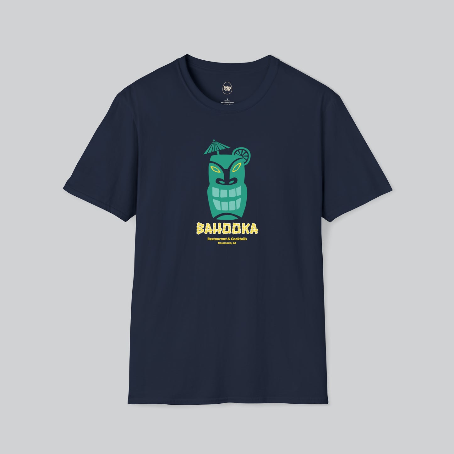 Tiki Bars | Bahooka | Los Angeles | Navy Blue Tshirt