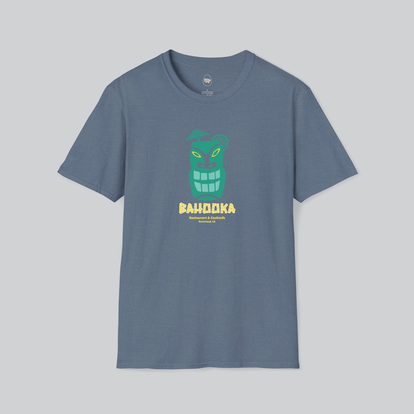Tiki Bars | Bahooka | Los Angeles | Grey Tshirt