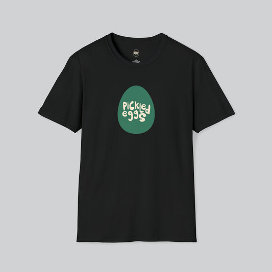 Dive Bars | Pickled Eggs | Egg Logo Black Tshirt