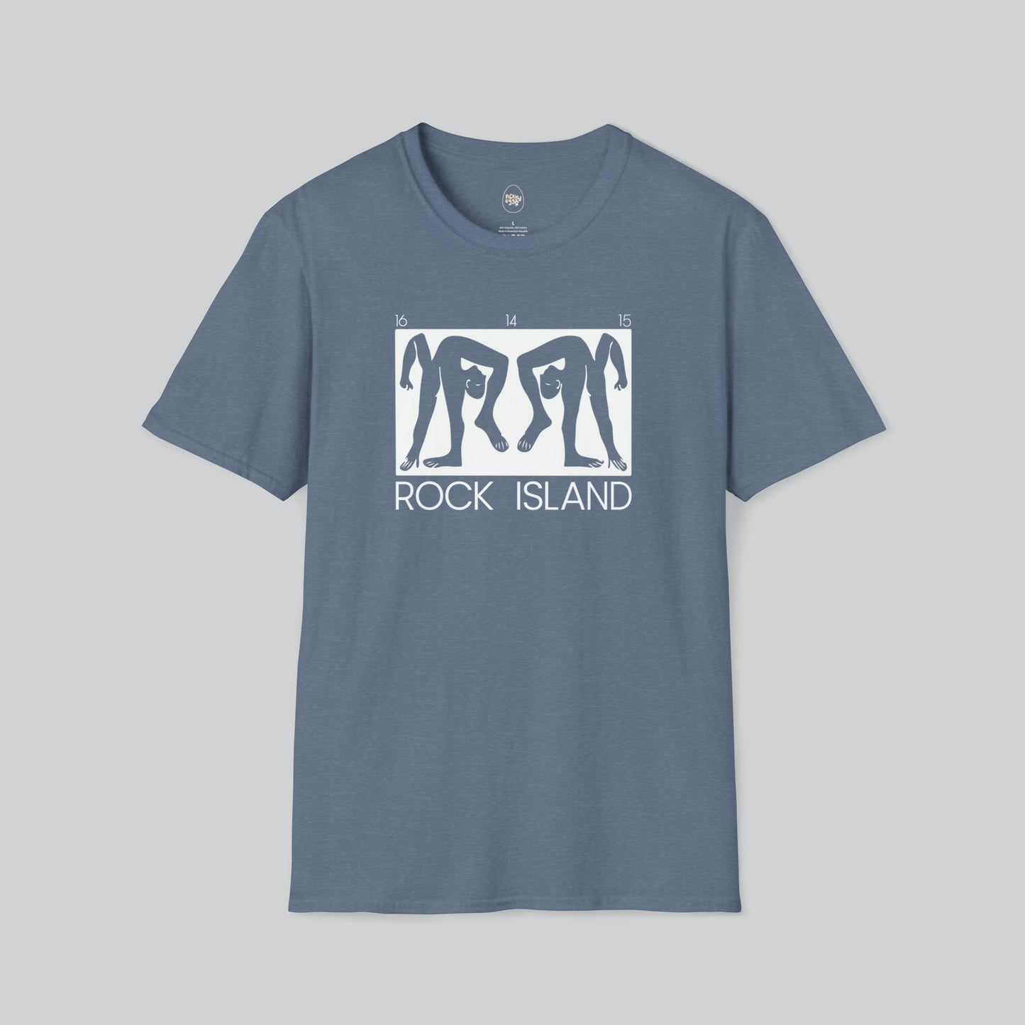Dive Bars | Rock Island | Denver | Blue Grey Tshirt