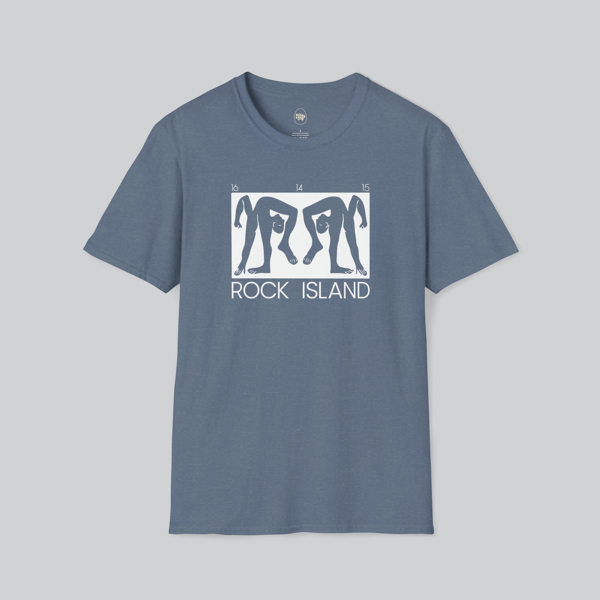 Dive Bars | Rock Island | Denver | Blue Grey Tshirt