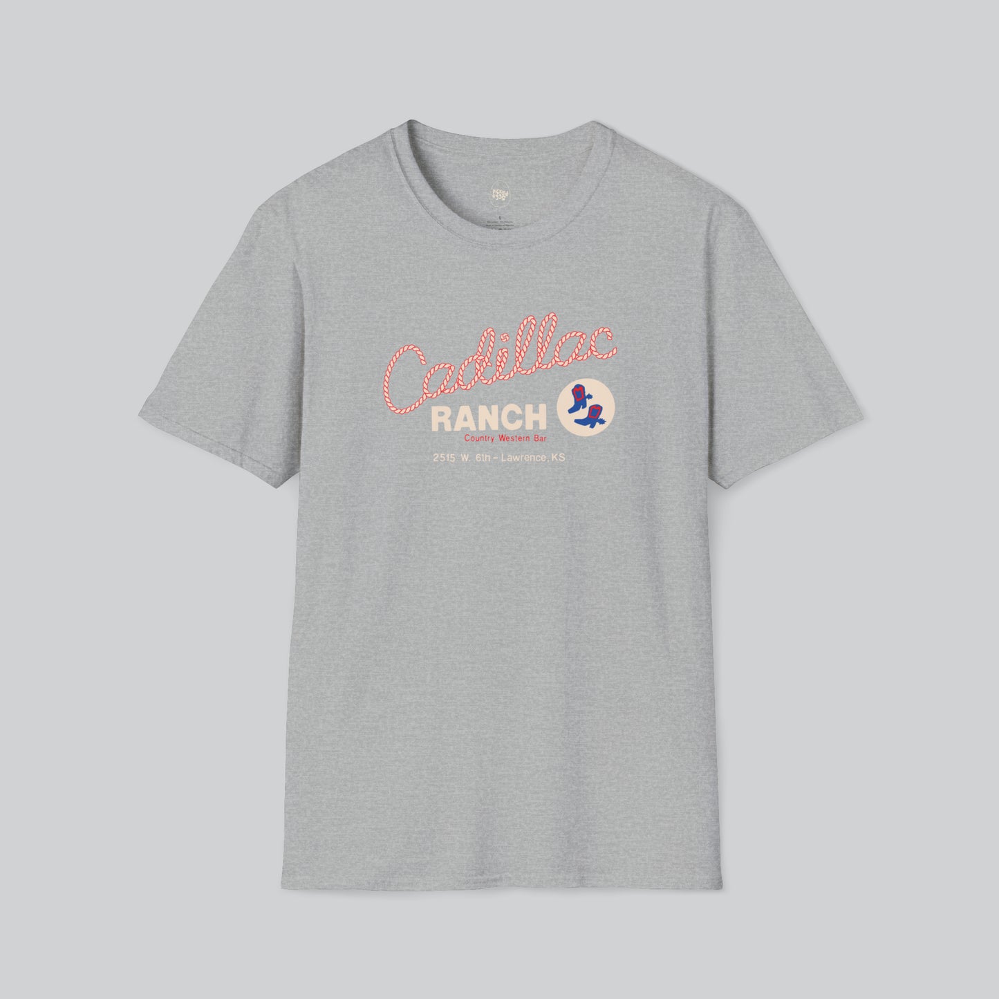 Dive Bar | Cadillac Ranch | Lawrence | Grey Tshirt
