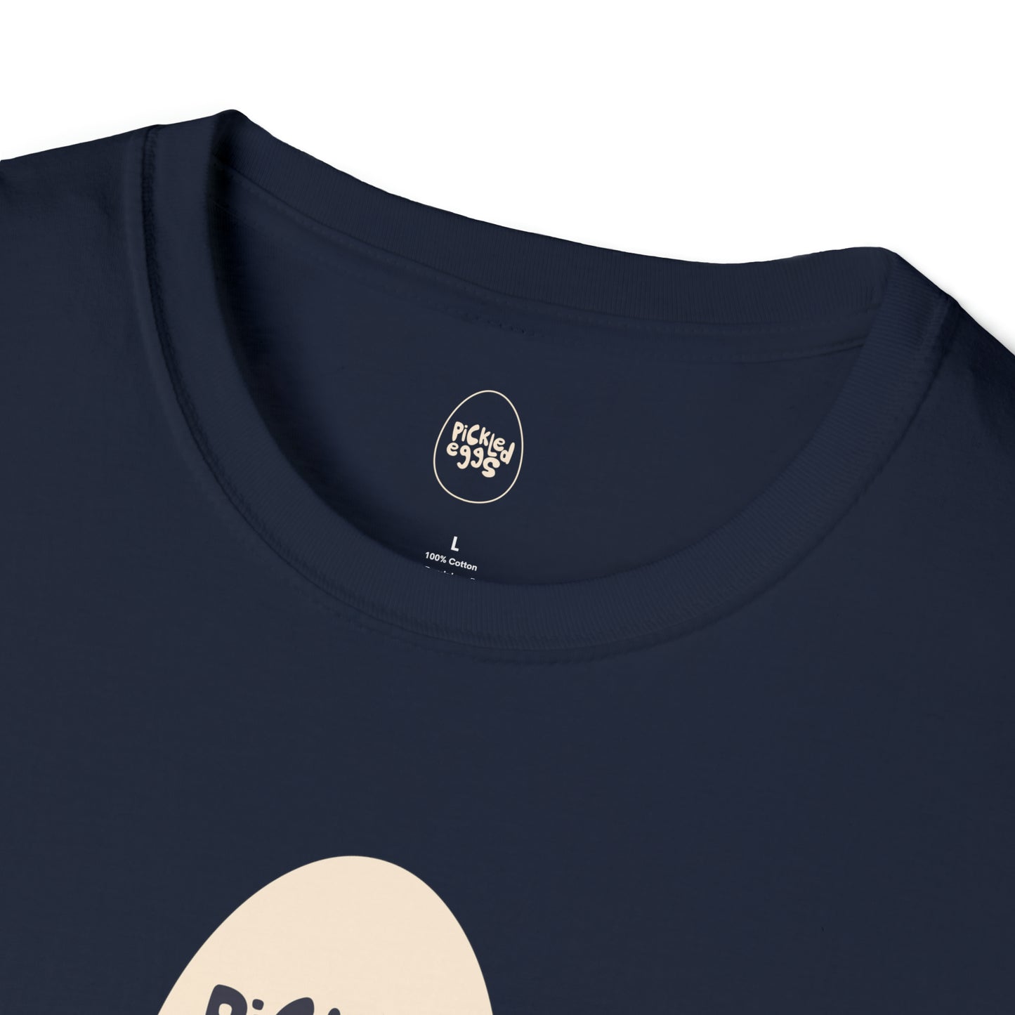 Dive Bars | Pickled Eggs | White Egg Logo Navy Neck Logo