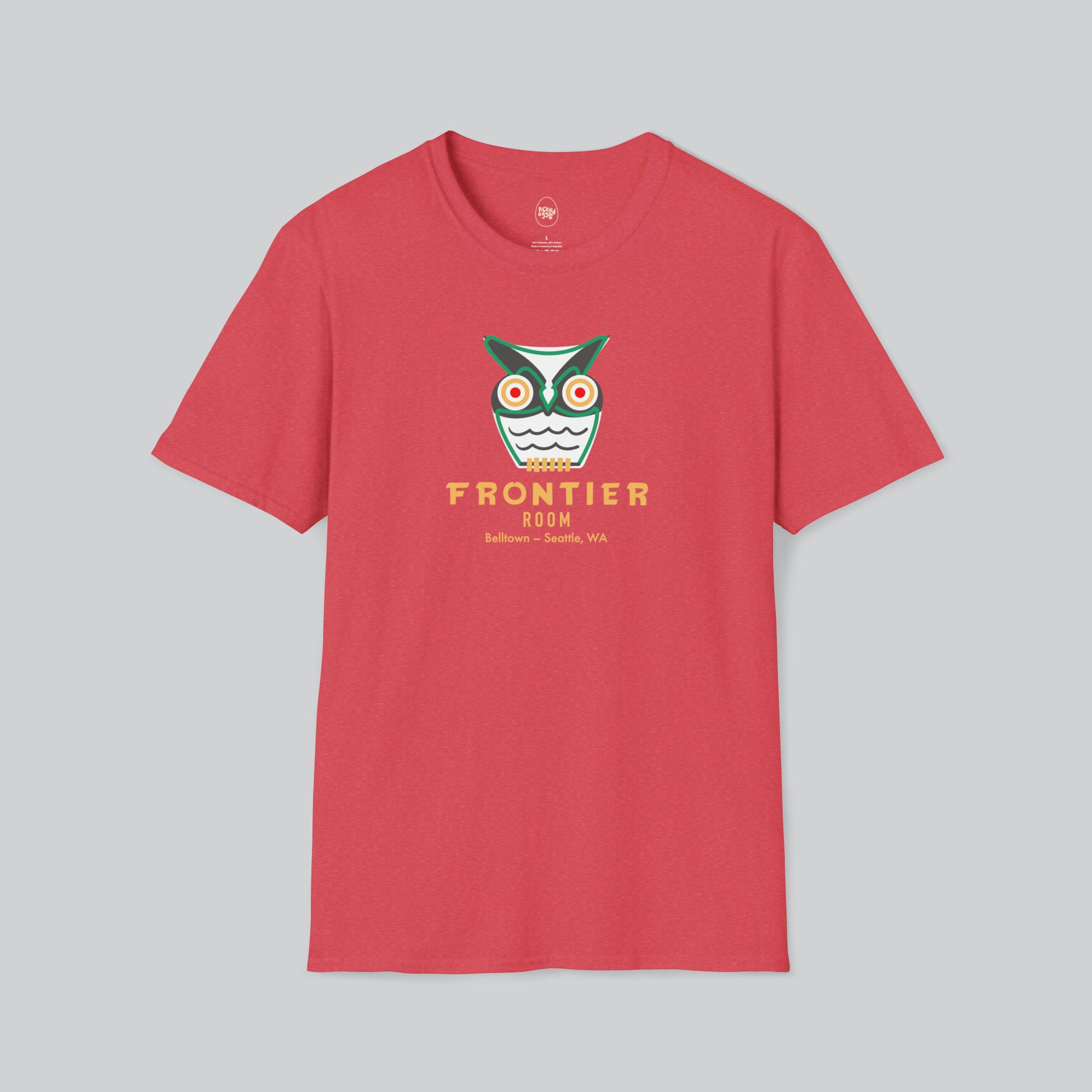 Dive Bars | Frontier Room | Seattle | Heather Red Tshirt