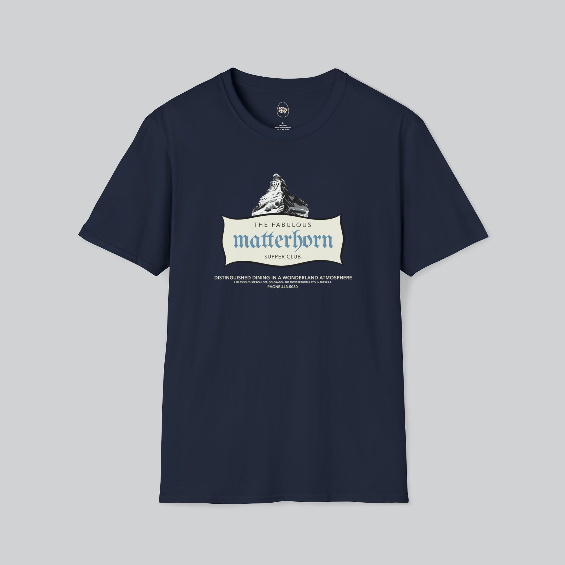 Dive Bars | Fabulous Matterhorn Supper Club | Boulder | Navy Tshirt