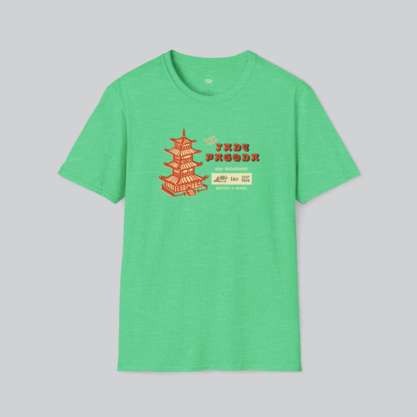 Dive Bar | Jade Pagoda | Seattle | Green Tshirt