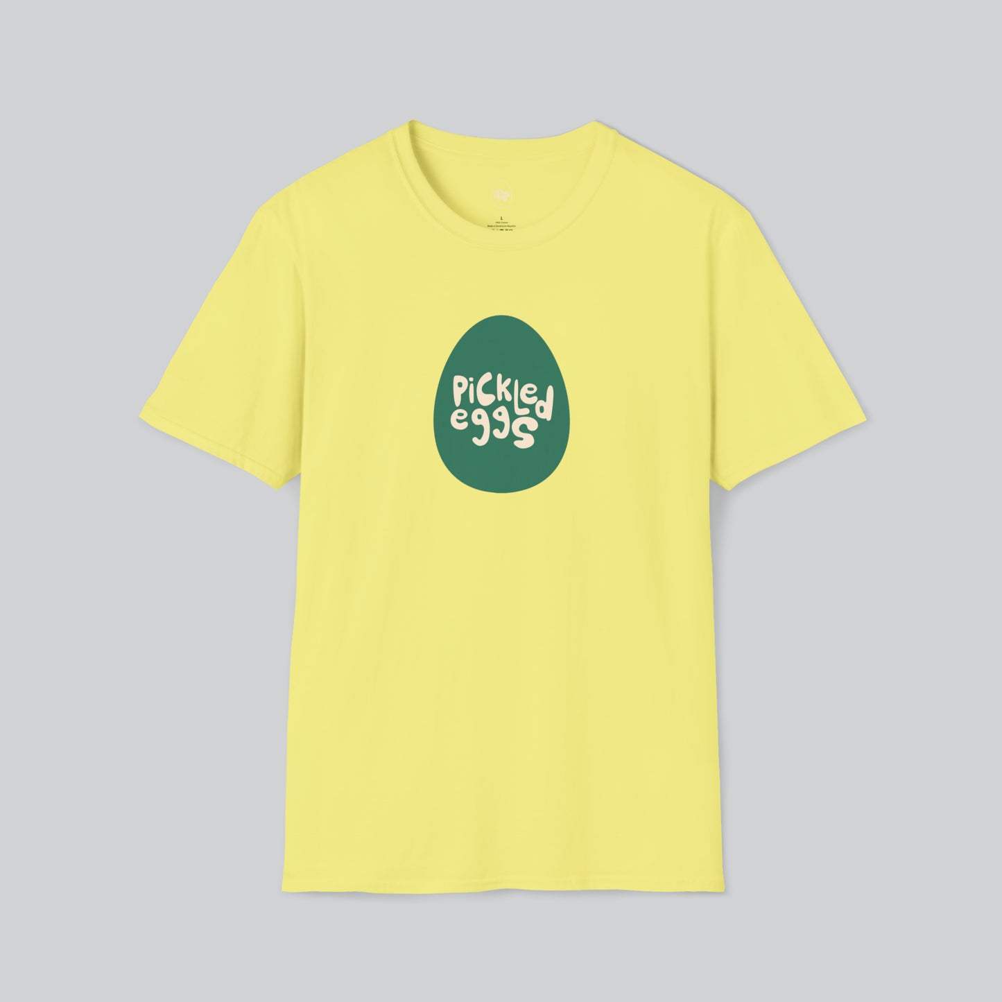 Dive Bars | Pickled Eggs | Egg Logo Yellow Tshirt