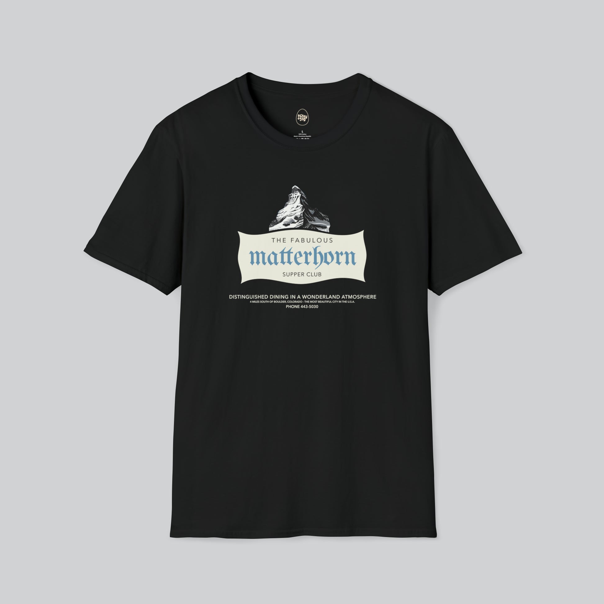Dive Bars | Fabulous Matterhorn Supper Club | Boulder | Black Tshirt