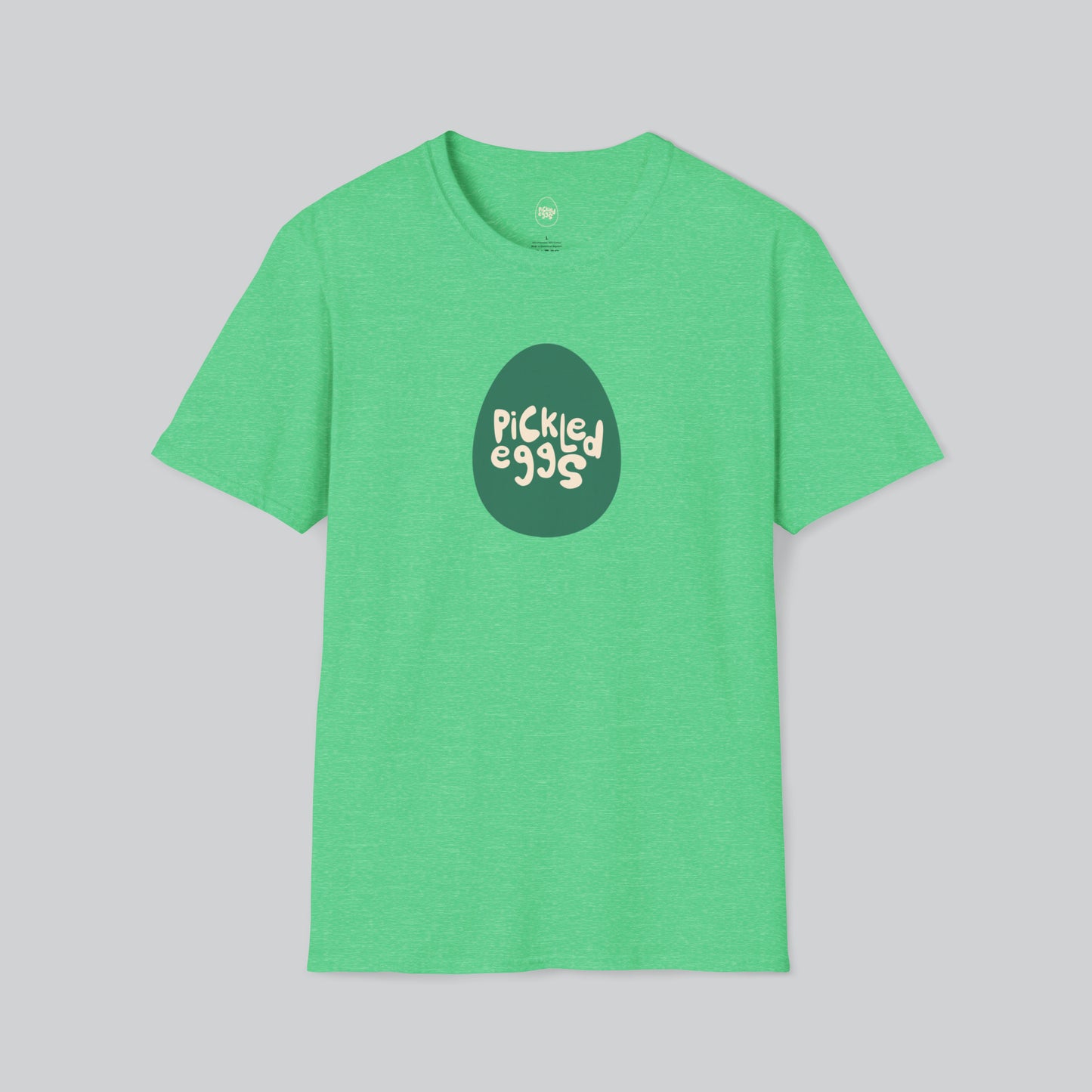 Dive Bars | Pickled Eggs | Egg Logo Green Tshirt